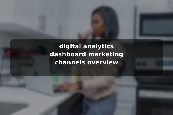 digital analytics dashboard marketing channels overview