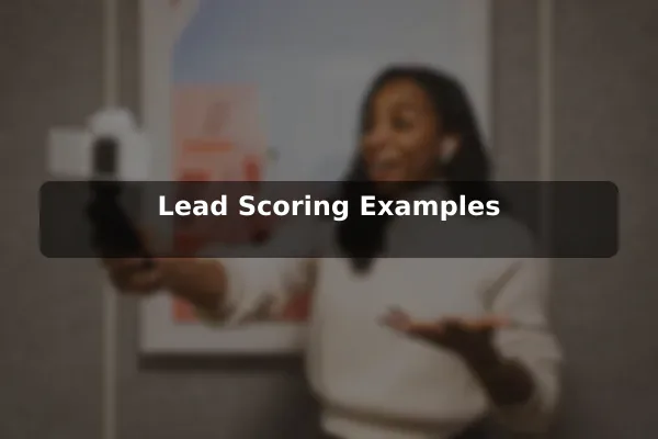 Lead Scoring Examples