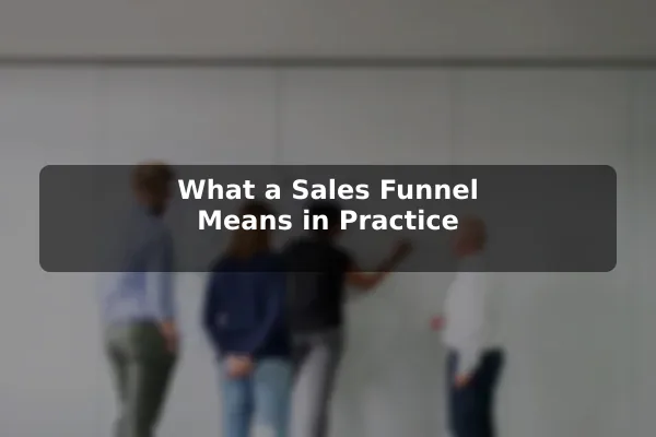 What a Sales Funnel Means in Practice