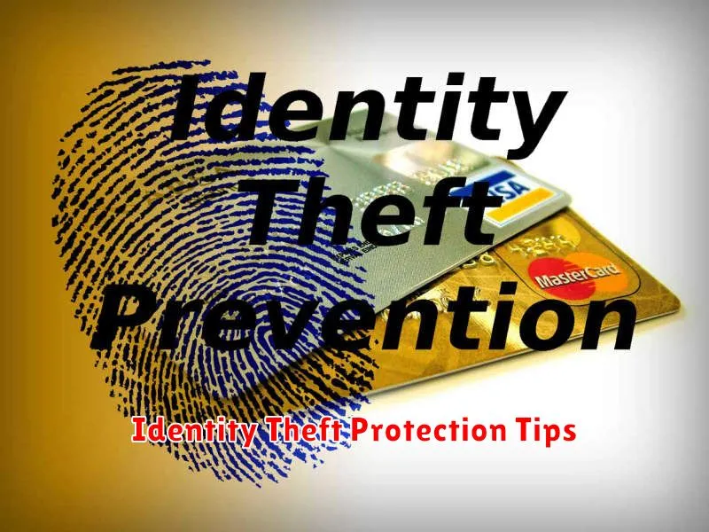 Identity Theft Protection Tips