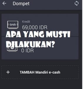 Saldo Dompet Kredit Berkurang