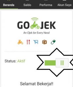 cara membuka suspend driver gojek