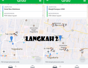 cara pesan grabcar pulang pergi