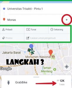 cara pesan grabcar pulang pergi