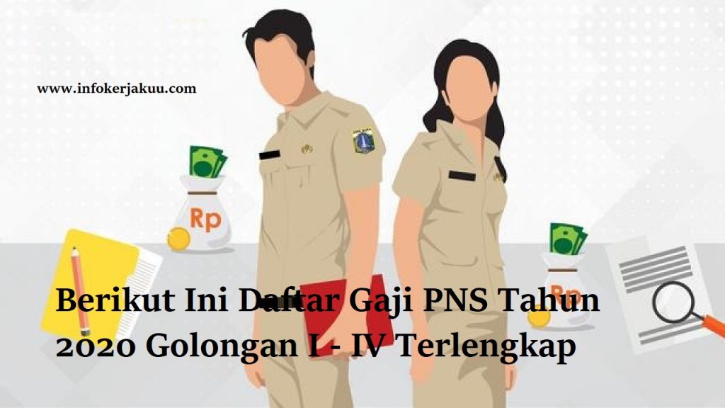 Daftar Gaji PNS Golongan I - IV Terlengkap 2020, Baca Di Sini! - Tip Kerja