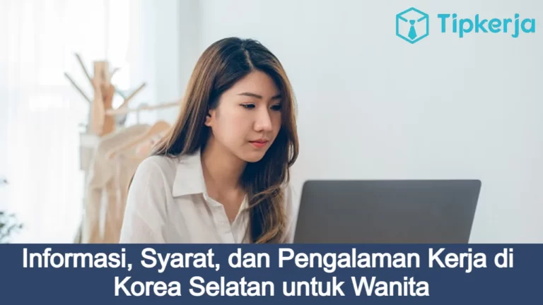 kerja di korea untuk wanita