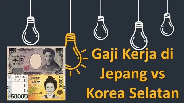 perbandingan gaji kerja di jepang dan korea