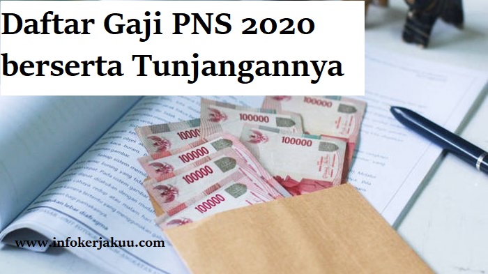 Tabel Daftar Gaji PNS Tahun 2020 Terlengkap Dan Tunjangan Kinerja