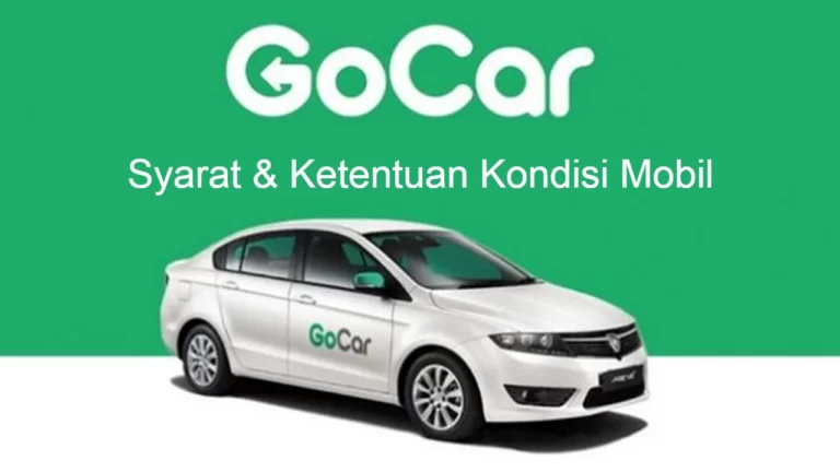 syarat mobil gocar