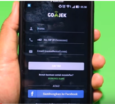 cara menggunakan aplikasi gojek