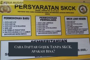 Cara Daftar Gojek Tanpa SKCK