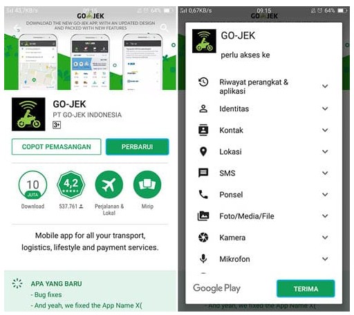 cara mengatasi aplikasi Gojek driver yang terhenti