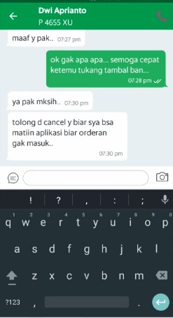 Cara cancel GrabFood