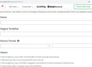 akun grab dibekukan