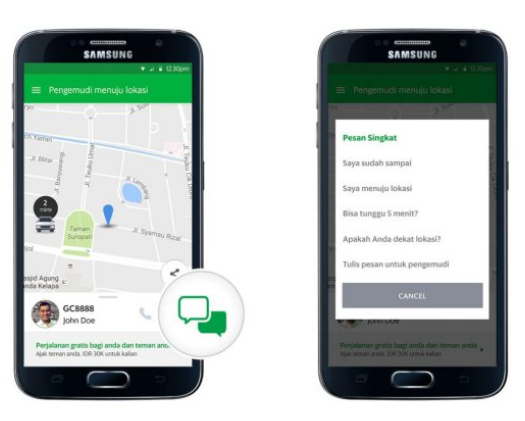 Cara Melihat Chat di Grab