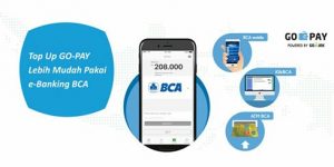 Cara top up gojek BCA