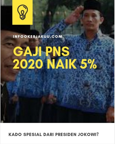 Gaji PNS Naik 5% Di 2020, Kado Spesial Dari Presiden ...