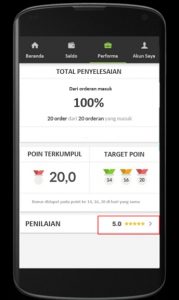 Rating gojek