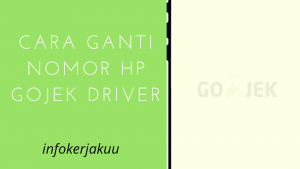 Cara ganti hp gojek driver