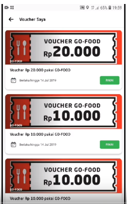 cara menggunakan kode voucher gojek 2