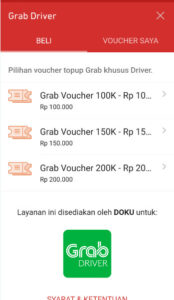 Saldo grab driver