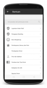 fitur bantuan gojek