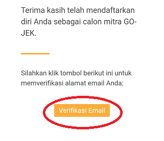 verivikasi akun Gojek