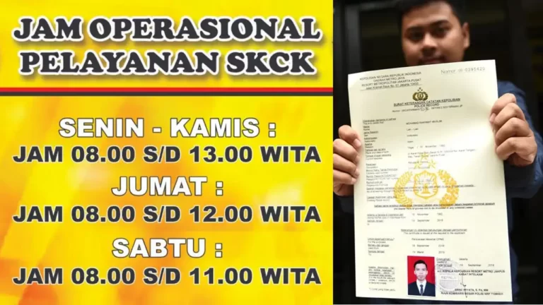 jam operasional pelayanan SKCK