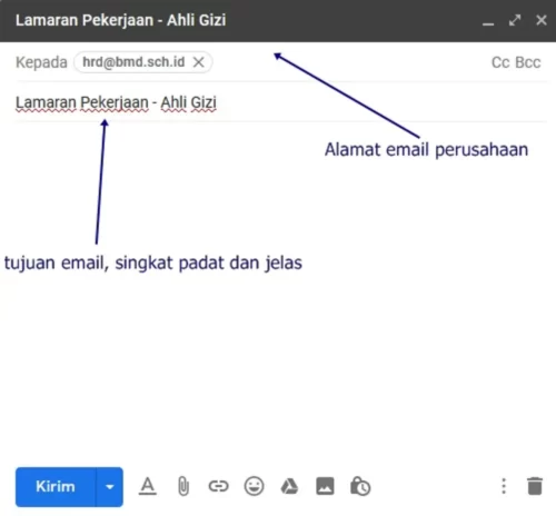 melamar kerja lewat email