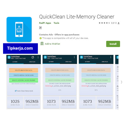 QuickClean Lite-Memory Cleaner