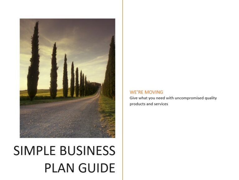 simple business plan plus BEP tools