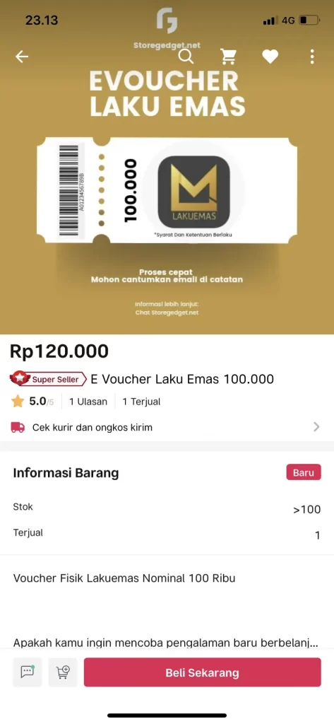 Voucher Lakuemas Bukalapak