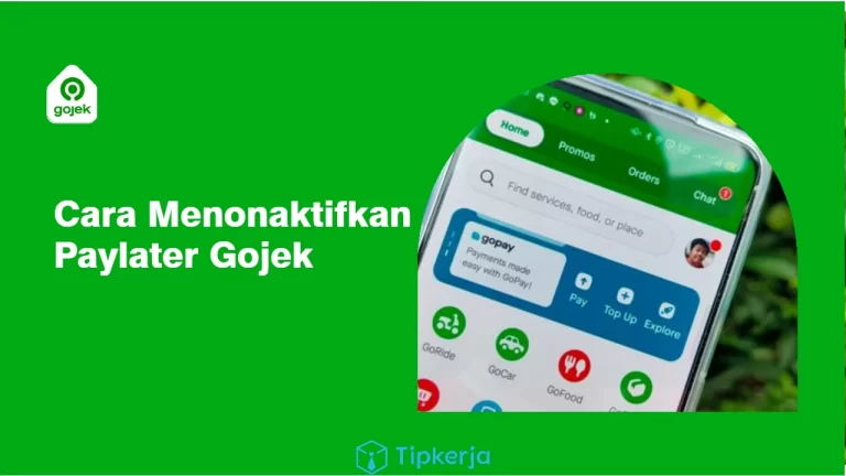 Cara Menonaktifkan Paylater Gojek