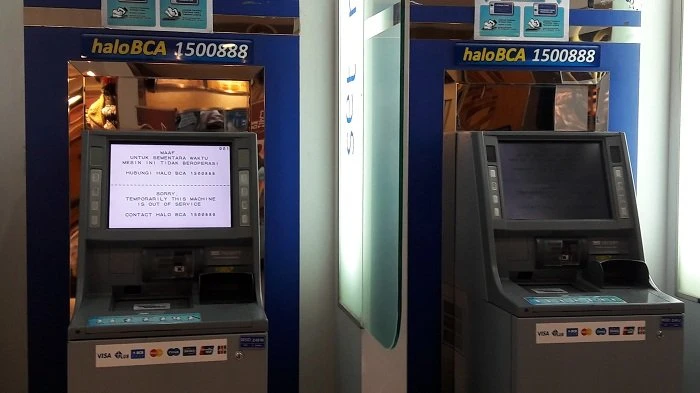 mesin atm mati