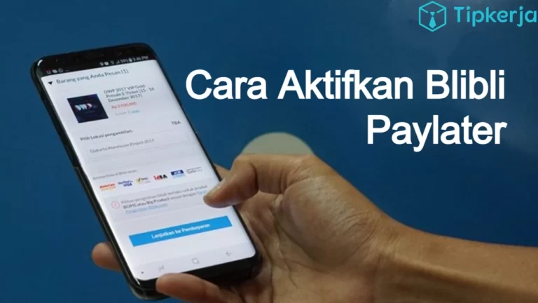 Cara Aktifkan Blibli Paylater