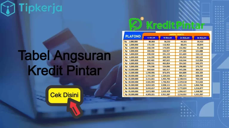 Tabel Angsuran Kredit Pintar