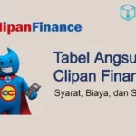 tabel Angsuran Clipan Finance