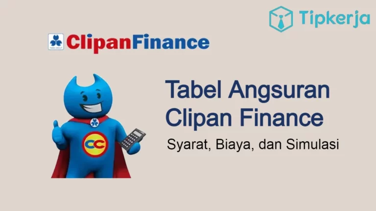 tabel Angsuran Clipan Finance