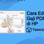 Cara Edit Slip Gaji PDF
