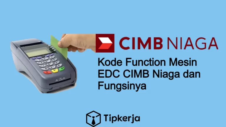 Kode Function Mesin EDC CIMB Niaga