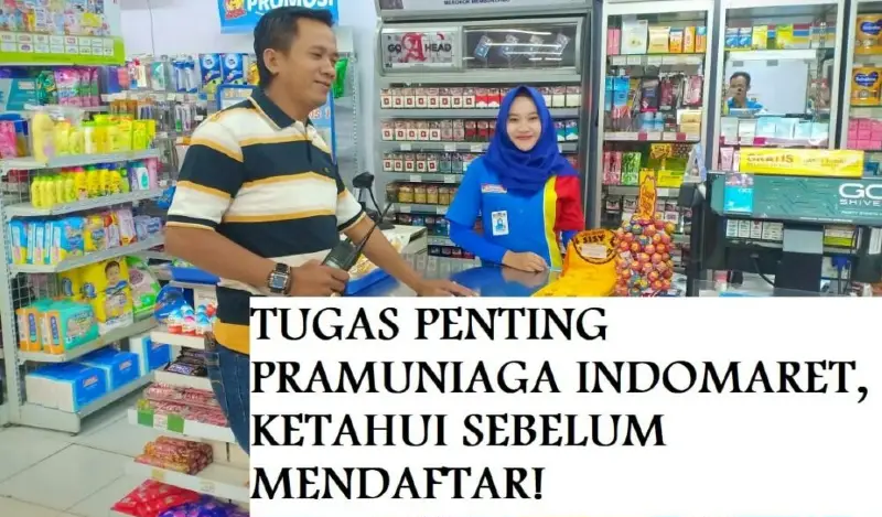 Tugas Pramuniaga Indomaret