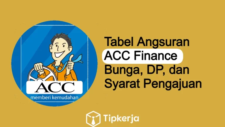 Tabel Angsuran ACC Finance