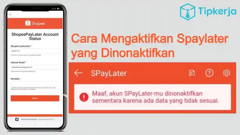 Cara Mengaktifkan Spaylater yang Dinonaktifkan