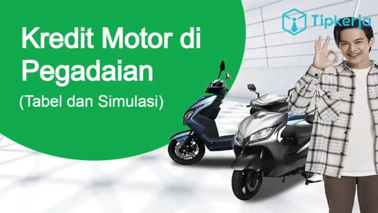 Tabel Kredit Motor di Pegadaian