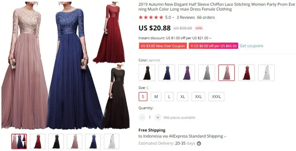 Belanja di AliExpress