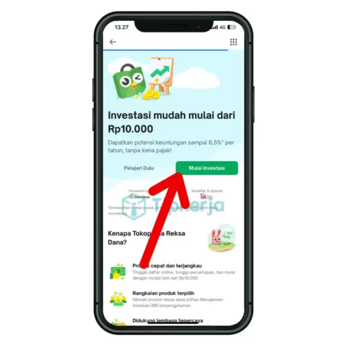 investasi reksadana di Tokopedia