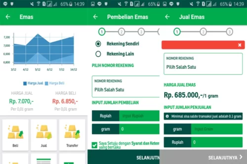 gadai emas melalui aplikasi Pegadaian