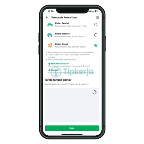 Pengalaman Reksadana di Tokopedia