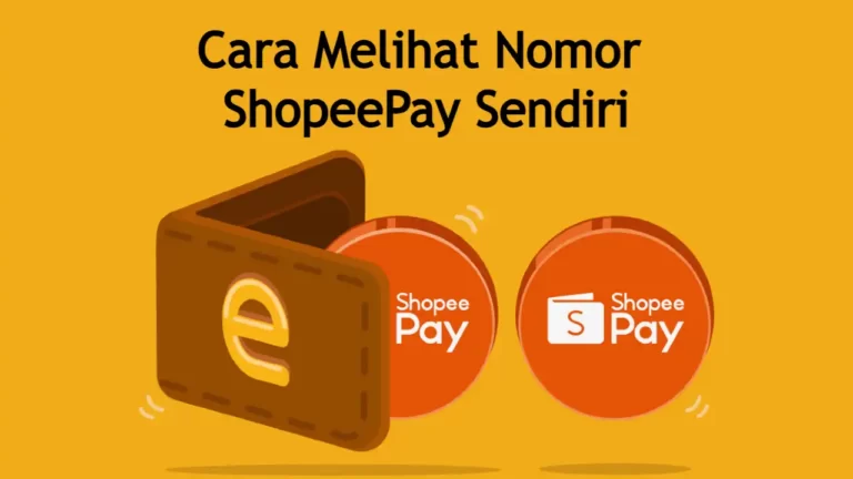 cara melihat nomor shopeepay sendiri