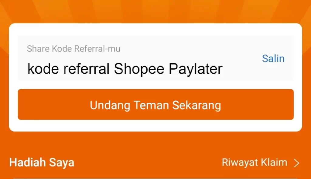 kode referral shopee paylater